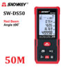 216fdf27f28c7946 SNDWAY Laser Meter 50m 70m 100m 120m Rangefinder Digital Range Finder Trena Roulette Ruler Distance Measuring Tape