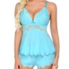 Avidlove Womens Sweeess Cami Set Lace Camisole Lingerie Nightwear Sexy Pamas Lounge Sets