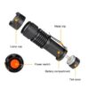 21a919460ae40b65 UV LED Portable 395nm Black Light Wavelength Violet Flashlight Pet Urine Scorpion Feminine Hygiene Detector Torch