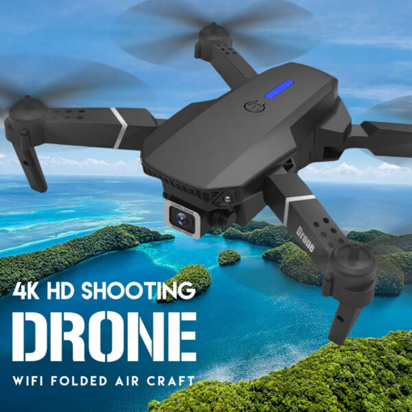 ZHENDUO E88 Pro Drone Profesional HD 4k Rc Dual-Camera Wide-Angle Head Remote Quadcopter Airplane Toy Helicopter