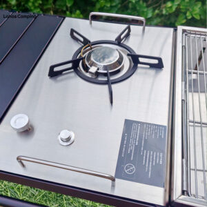 21b8a8c7edf410e0 Lohascamping Portable IGT Burner High power Camping Stove Table Butane flat Folding Gas Furnace igt table