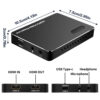 Video Capture Card Compatible 4K HDMI USB 3.2 4K60hz Low Latency Plug and Play 4Kp60 Input/Output Colourful Streaming Recording