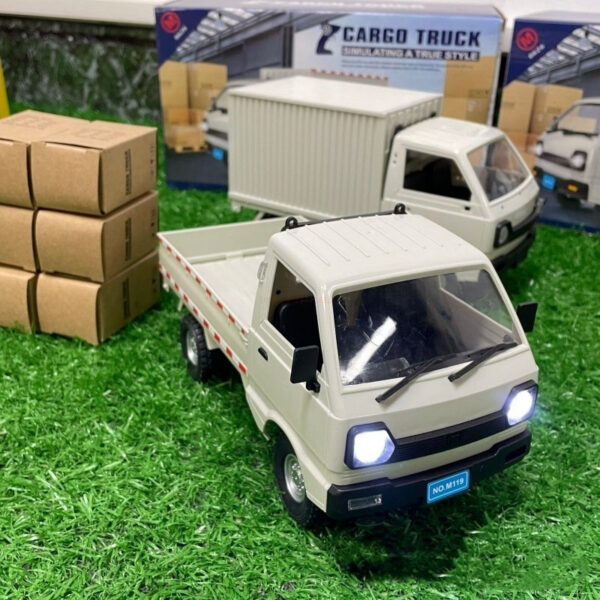 1:10/1:16 Wpl D12 Car Simulation Drift Climbing Truck Led Light Cargo Rc Electric Toy Model For Boys Christmas Surprise Gifts