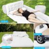 21ea23c9b9db19ee Car Bed SUV Air Mattress, Car Air Mattress with Electric Air Pump, 2 Inflatable Pillows and 2 Footrests for Back Seat, Trunk Sleeping - Upgraded -Thickened Camping,White