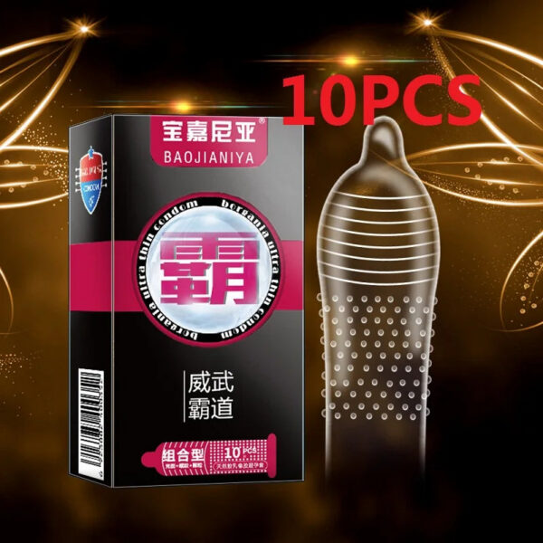 21ebd211e51ee1a0 9D Dotted Large Spikes Condoms Sex Toys Great Stimulated for Women G-dot Spot High Sensitive Penis Sleeves Lubricanted 18+