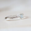 21f8cabc5d30e630 Fashion Minimalist Stacking Wedding Thin for Women Sterling Sier Filled Small Light Blue Topaz Eternity Rings mujer