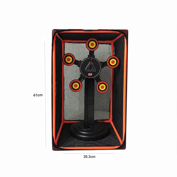 2207bd1e87ae8921 Targets for Nerf Guns Auto Reset Electric Target Accessories Kids Sound Light Shooting Game Toys High Precision Scoring