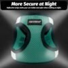 2208655d73648a53 Cat Harness and Leash Set for Walking Escape Proof, Kitten Adjustable Small Large Lightweight Soft Vest Harness and Leash(Medium, Green)