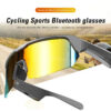 220b3271f3e3609e YJ006 Cycling bluetooth smart glasses technology audio call remote headset sunglasses sports driving music earbuds headphones
