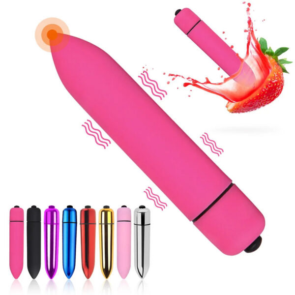 220ced9ccb417a3a Mini Bullet Vibrator 10 Speed Waterproof Dildo Vibrator Sex Toys for Women Powerful Vibrating Egg Clitoris Stimulator Adult Toy