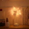 1PC Battery Power Led For Bedroom Wedding Decoration Feather Table Lamp With Smart Room Night Light