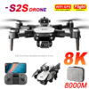 2226bec07f9a87b6 S2S Mini Drone 4k 8K HD Camera Obstacle Avoidance Aerial Photography Brushless Motor Foldable Rc Quadcopter Kid Toy