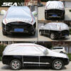 224e436677ef0d7e Universal Half Car Cover Waterproof Outdoor Cover Oxford Sun Rain Uv Protection Dustproof Snowproof Car Body Cover for SUV Sedan