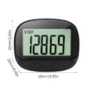 ThreeH Track Steps Multifunctional Portable Sports Pedometer Step Distance Calories Counter Fiess Tracker Time Display