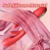 2297a9584d8f94ed Dildo Rabbit Toys-LOVENOTE G Spot Vibrator Massager for Women Clitoral Nipple Stimulation, 3 in 1 with 14 Vibration & 7 Tongue Licking Flapping, Adult Sex Toys (Red)