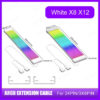 22c536facabe18ef 5V 3Pin ARGB Sync PC 8/24PIN Motherboard Power Extension Flexible LED Strip Light DIY Kit Video Card 8Pin 6PIN Cable