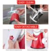 Rotary Cheese Grater Shredder Chopper Round Tumbling Box Mandoline Slicer Nut Gr