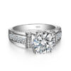 22d5820086d17210 Real 2 Carats Moissanite Rings Women Solid Sterling Sier Wedding Band Female Jewelry Accessories Gift For Girls