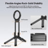 22d899762ee87841 Ulanzi MA38 Mobile Phone Photography Stand Selfie Stick Double Magnetic Overhead Tripod for Samsung Xiaomi Huawei iPhone Vivo