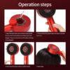 22ec4b2d5a11b9b0 Electric Vibration Massage Comb Red Light Therapy Hair Growth Massage Scalp Brush Anti Hair Loss Liquid Oil Applicator Hair Care