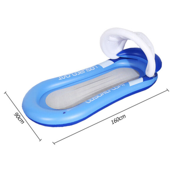 22f4734eac793782 2024 New Hammock Recer Iatable ating Swimming Mattress Outdoor Foldable Water Sleeping Bed Pool Lounge Chair