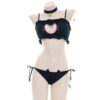 22fe2d442eb570bf Cat Open Chest Hollow Embroidered Underwear Cat Cosplay Cat Fun Underwear Dead Warehouse Water Anime Clothing