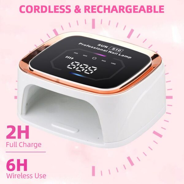 36LEDS Rechargeable UV LED Professional Cordless Gel Polish Drying Lamp For Manicure With Built-in Battery Nail Art