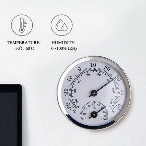 Mini Pointer Type Hygrometer Indoor Room Electronic Temperature Humidity Meter Sensor Gauge For Home Thermometer