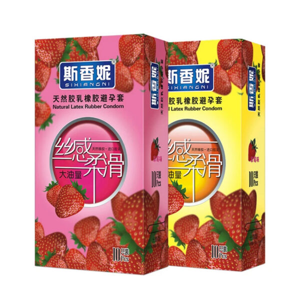 230c5d86bffa42b0 Elasun 10/12pcs Oral Sex Condoms Flavored Designed Blowjob Adult Supplies Ultra Thin Condoms Fruit No Oil Sex Toys For Couples