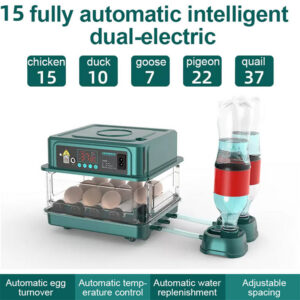 9-15 eggs incubator for Chicken Goose Bird Quail Automatic Equipment Hatchery Incubation Tools EU/US/UK Plug