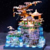 2436PCS Tree House Set Treehouse with Mini Building Block LED Creative Forest Birthday Gift for Adults