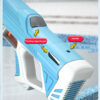 43cm Full Electric Automatic Water Storage Gun Portable Children Summer Beach Outdoor Fight sy Toys for Boys Kids Game