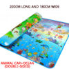Non-toxic New EPE Environmentally Thick Baby Crawg Folding Carpet Play for Children's Mat Safety Kid Rug Playmat
