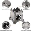 Lixada Compact Folding Wood Stove for Outdoor Camping Cooking Picnic