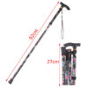 2335a305a5052183 Aluminium Alloy Hiking Poles Folding Telescopic Lightweight 4-section Cane T Handle Outdoor Portable Elderly Walking Stick