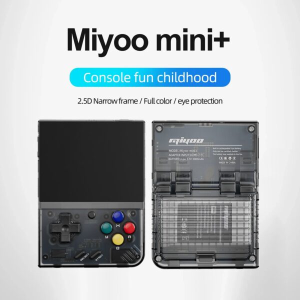 234370090601bb95 MIYOO Mini Plus Portable Retro Handheld V2 Mini+ 3.5 Inch IPS Screen Classic Video Game Console Linux System Gift