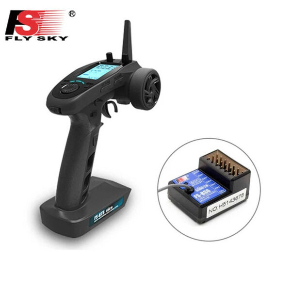 FlySky FS-GT5 2.4G 6CH AFHDS Transmitter w/ FS-BS6 Receiver for RC Car Boat