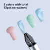 2360c933a0917736 Camera Wax Removal Otoscop with Light 3.2mm Silicone Spoon Ear Cleaner Visible Tweezer Cleaning