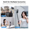 236a560f1a86c608 Ulanzi MT-84 1.53M Magsafe Selfie Stick Tripod Stand Bluetooth Remote Phone Extension Tripod for IPhone 16 15 LiveStreaming Vlog