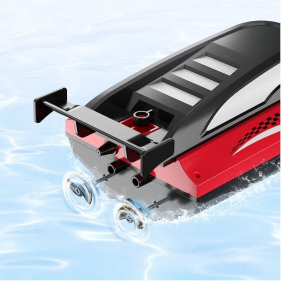 23a2dd679e6f58c9 Cross-Border Electric Toy Charging 2.4G Control Boat Double Spiral Pulp High-Speed Water Remote Contr