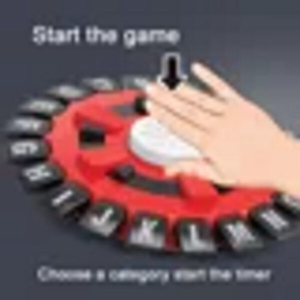 23a5ce49bcef5dfd New Spanish Think Word Board Game Fast-Paced Family Interactive The Quick Thinking Letter Pressing Tapple Games Christmas Gifts