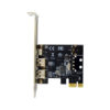 PCIe X1 3 Ports Firewire 4pin 9pin Expansion Card PCI Express 1394B 1394A VIA VT6315 Chipset Adapter PCI-E 1X to 1394 Soundcard