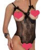 23b51944c9ef9868 Lingerie for Women Sexy Teddy One-Piece Lace Babydoll Bodysuit Nightie Plus Size