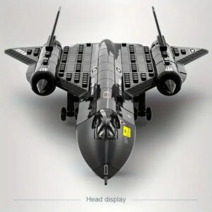 23c3e1b161c9f8de Military Technical USA SR71 Blackbird Stealth Supersonic Reconnaissance Aircraft Building Blocks Fighter Model Brick Kid Boy Toy
