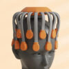 23c9bbcd61452afa 20Massage Heads Orange Scalp Head Massager Red Light Vibrator Octopus Scratcher For Relaxation Stress Migraine
