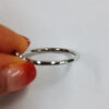 23f23866dd05a9af Lnngy 6.5MM Bezel Moissanite Diamond Ring for Women Wedding Bague Exquisite Sterling Sier Solitaire Rings Fashion Jewelry