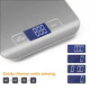 2415c1b804e47e37 10KG Kitchen Scales Stainless Steel Weighing For Food Diet Postal Balance Measuring LCD Precision Electronic