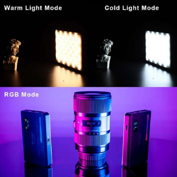2423a3628161360e Ulanzi VL120 Full Color RGB Video Light 2500K-9000K LED Photography Lighting Dimmable Camera Light Live Videography Fill Lamp