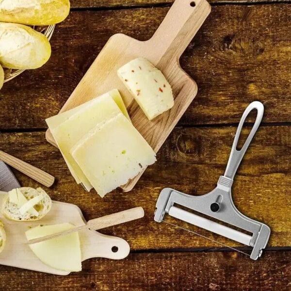 2439ff0ce7be95d6 Stainless Steel Cheese Slicer Adjustable Thickness Butter Cutter Soft and Semi-Hard Kitchen Cooking Tools Cheddar Gadgets Grater