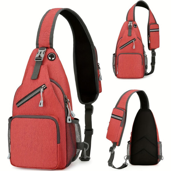 1pc Waterproof Single Shoulder Bag For Men And Women, Multi-purpose Large Capacity Cross Body Bag, Suitable For Outdoor Travel And Work